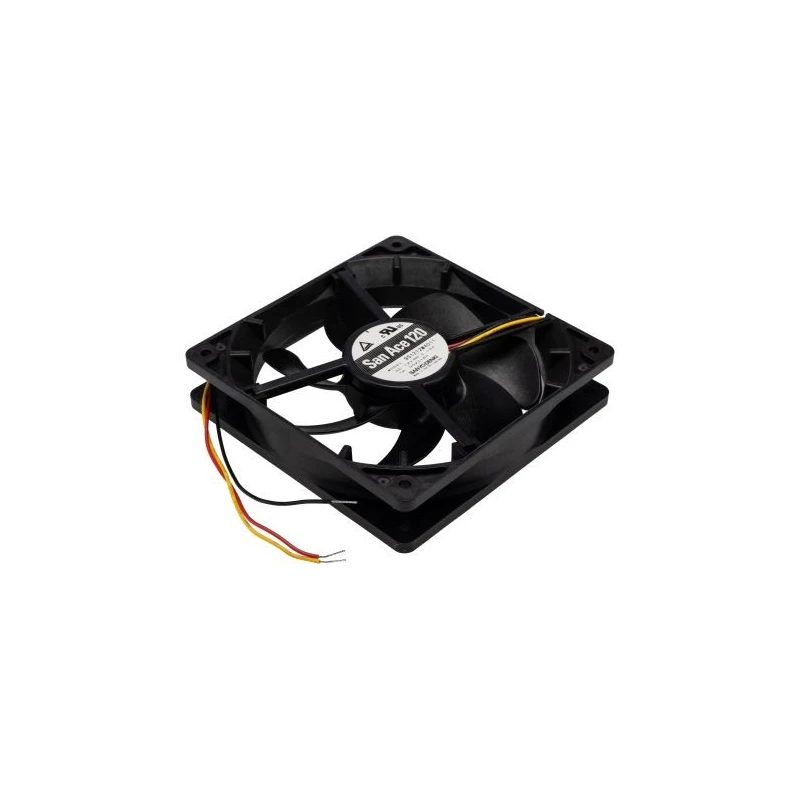 Sanyo Denki San Ace 9S Series 12V DC Axial Fan 120 mm x 120 mm x 25 mm 1.56 W 99.6 m³/h 1850 rpm 9S1212M4011