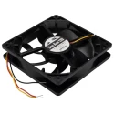 Sanyo Denki San Ace 9S Series 12V DC Axial Fan 120 mm x 120 mm x 25 mm 1.56 W 99.6 m³/h 1850 rpm 9S1212M4011