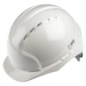 JSP White Ventilated Adjustable Safety Helmet High Performance Polyethylene EN 397 EVO2