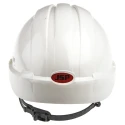 JSP White Ventilated Adjustable Safety Helmet High Performance Polyethylene EN 397 EVO2 