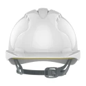 JSP White Ventilated Adjustable Safety Helmet High Performance Polyethylene EN 397 EVO2 