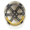 JSP White Ventilated Adjustable Safety Helmet High Performance Polyethylene EN 397 EVO2 