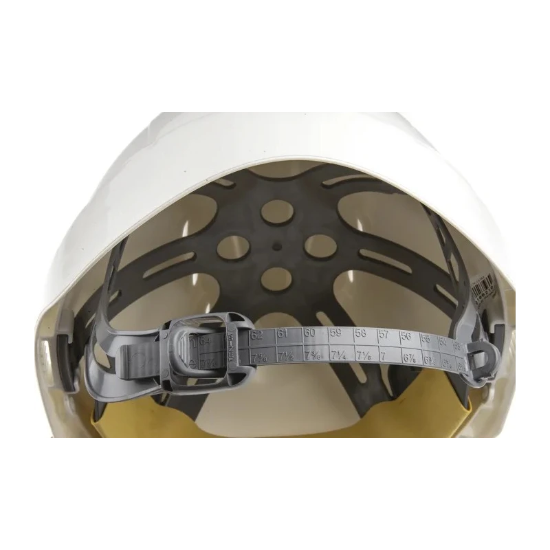 JSP White Ventilated Adjustable Safety Helmet High Performance Polyethylene EN 397 EVO2 