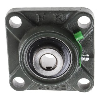 RS PRO 4 Hole Flange Bearing Unit with 15 mm Inside Diameter Cast Iron Body UCF202