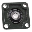RS PRO 4 Hole Flange Bearing Unit with 15 mm Inside Diameter Cast Iron Body UCF202
