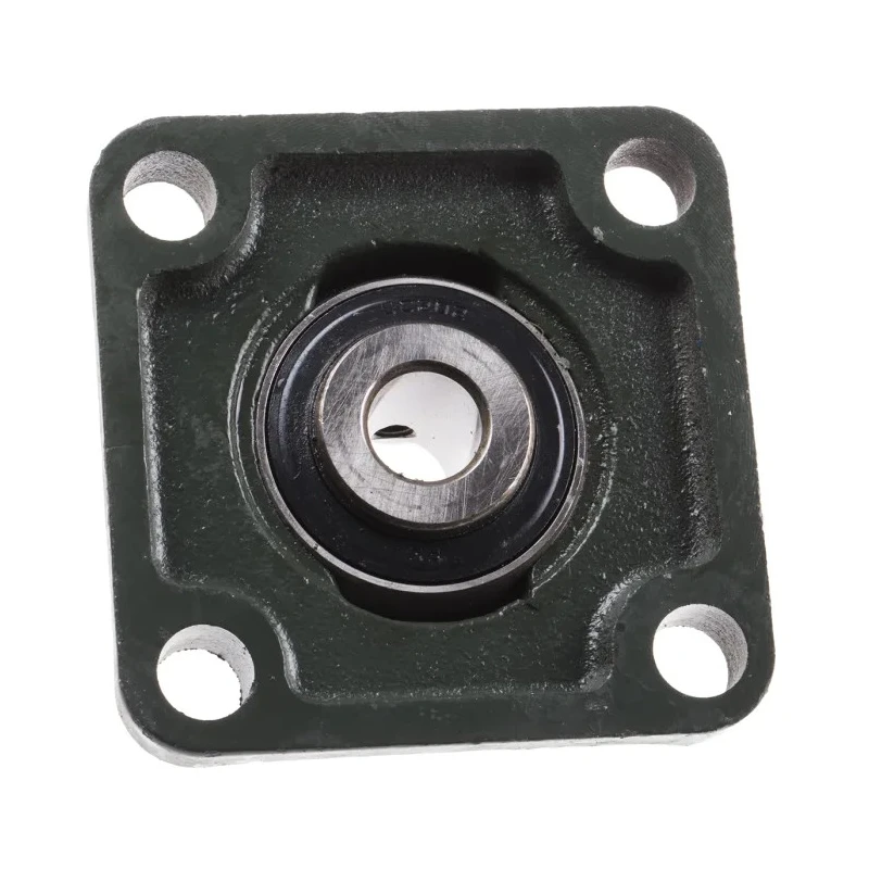 RS PRO 4 Hole Flange Bearing Unit with 15 mm Inside Diameter Cast Iron Body UCF202