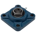 RS PRO Four Hole Flange Bearing Unit 25.4 mm Inside Diameter Cast Iron Material UCF205-16