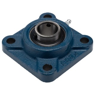 RS PRO Four Hole Flange Bearing Unit 25.4 mm Inside Diameter Cast Iron Material UCF205-16