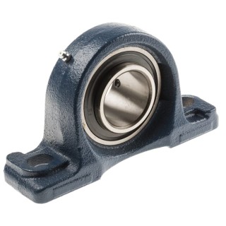 RS PRO Cast Iron Pillow Block Bearing 45 mm ID Two-Bolt Normal Duty UCP209