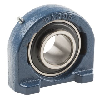 RS PRO Pillow Block Bearing Cast Iron 40 mm ID Two-Bolt Short Base UCPA208