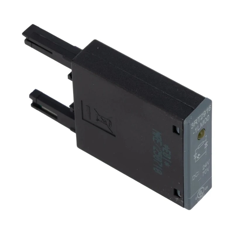 Siemens Surge Suppressor for Motor Size S00 Low Carbon Manufacture Clip-On Mounting 24-70V DC 3RT2916-1LM00