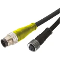 Brad from Molex Sensor Actuator Cable Female 3 Way Straight to Male 3 Way Straight 2 m 250V IP68 1200878415