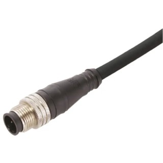 Brad from Molex Sensor Actuator Cable Male 4 Way Straight to Unterminated 4 Way Free End, 250V, 2m Length 1200060560