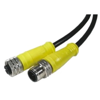 Brad from Molex Sensor Actuator Cable Female 4 Way Straight to Male 4 Way Straight, Polyurethane Jacket, 1m 1200070488