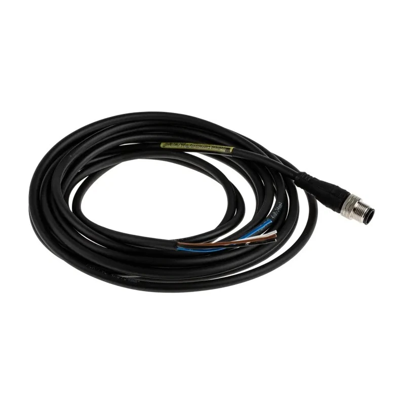Brad from Molex Sensor Actuator Cable Micro-Change Series 4 Contacts Male Straight to 4 Contacts Unterminated, 5m 1200060047