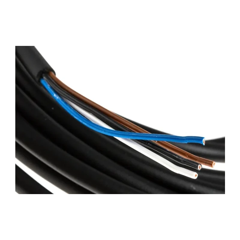 Brad from Molex Sensor Actuator Cable Micro-Change Series 4 Contacts Male Straight to 4 Contacts Unterminated, 5m 1200060047