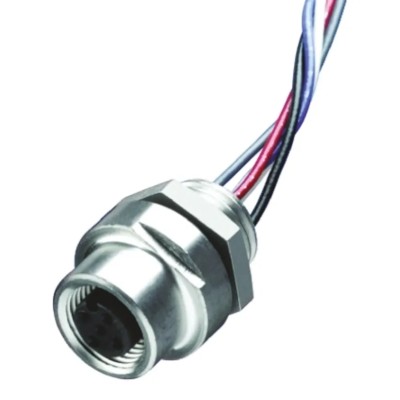 Brad from Molex Sensor Actuator Cable Female M12 Straight to 4 Way Unterminated 300mm 1200110013