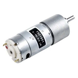 RS PRO Geared DC Motor 11 W 15V dc, 4.5 V dc, 206 g.cm Torque, 5216 rpm, 6 mm Shaft Diameter 752-1951