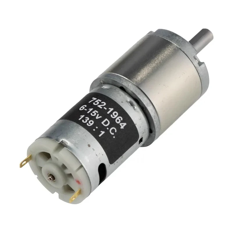RS PRO Geared DC Motor 7.98 W 15V dc 6 V dc 78.4 g.cm Torque 112 rpm 6 mm Shaft Diameter 752-1964