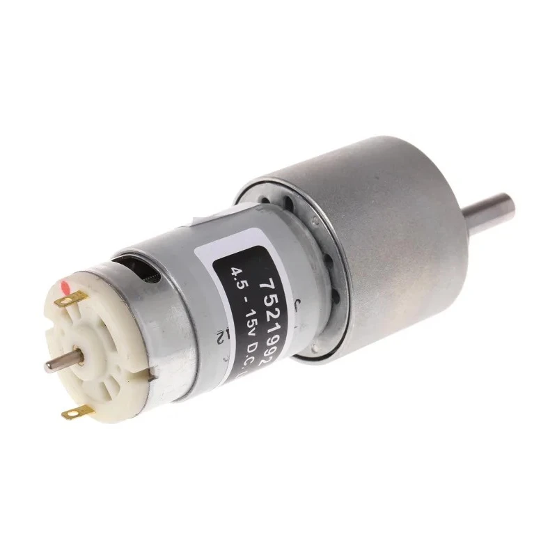 RS PRO Geared DC Motor 7W 15V DC, 4.5V DC, 7300 RPM, 114 g.cm Torque, 6mm Shaft Diameter 752-1992
