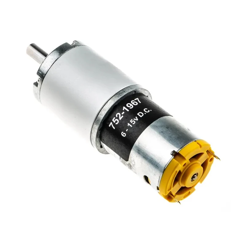 RS PRO Geared DC Motor, 7.98 W, 15V dc / 6V dc, Planetary Gearhead, 264:1 Ratio, 41 RPM, 6 mm Shaft Diameter 752-1967