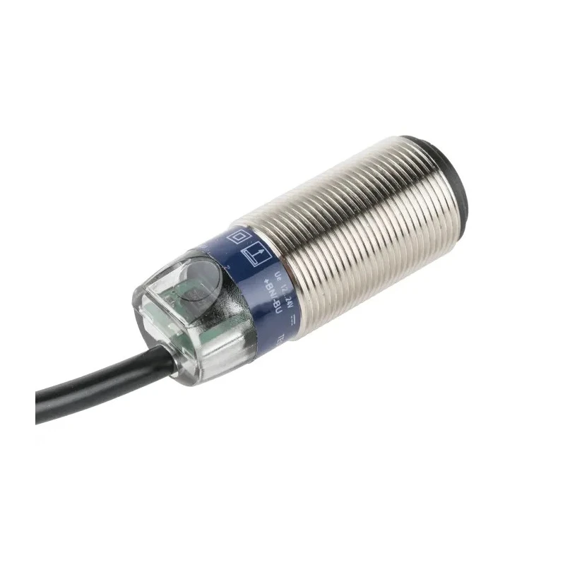 Telemecanique Sensors Through Beam Photoelectric Sensor, Barrel Style, 15 m Detection Range, Solid State Output XUB2BKSNL2T