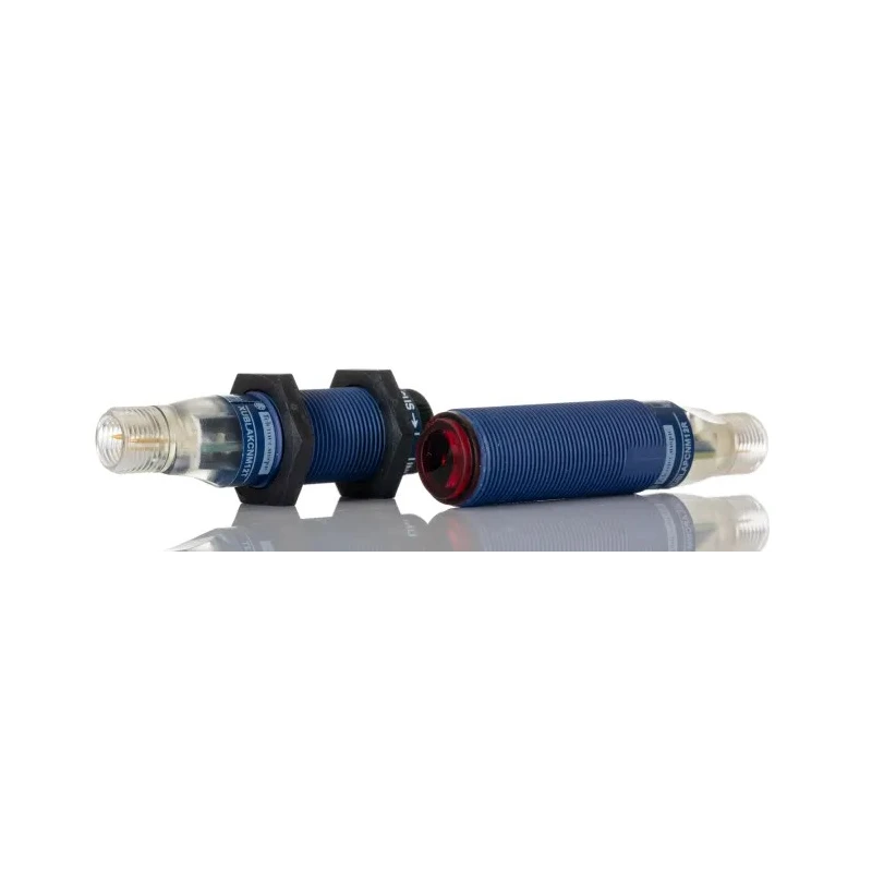 Telemecanique Sensors Through Beam Photoelectric Sensor, Barrel Style, 100 m Detection Range, PNP Output, IP67 XUBLAPCNM12