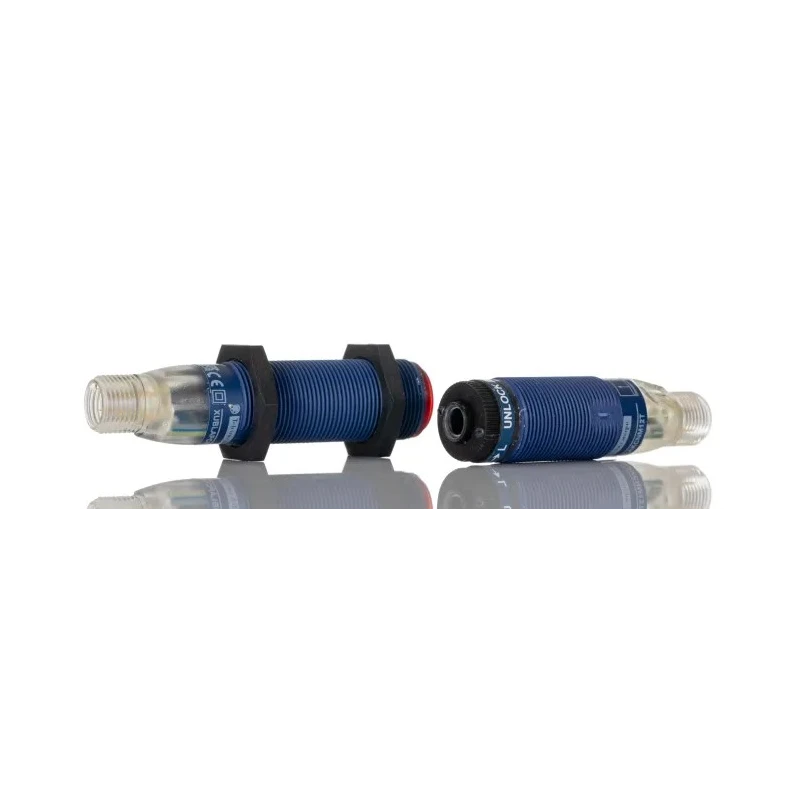 Telemecanique Sensors Through Beam Photoelectric Sensor, Barrel Style, 100 m Detection Range, PNP Output, IP67 XUBLAPCNM12
