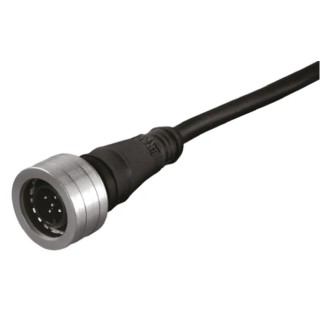 Brad from Molex Male 35 Way M12 Straight to 4 Way Unterminated Sensor Actuator Cable 2m 1200790263