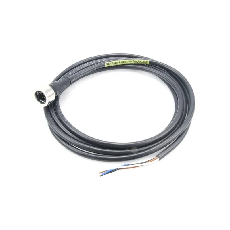 Brad from Molex Male 35 Way M12 Straight to 4 Way Unterminated Sensor Actuator Cable 2m 1200790263