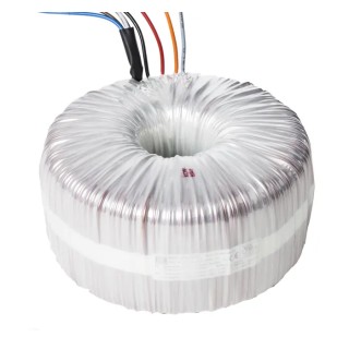 Block Toroidal Transformer 230 V ac Primary, 2 x 115 V ac Secondary, 2 Outputs, 3 kVA Power RKD 3000/2x115