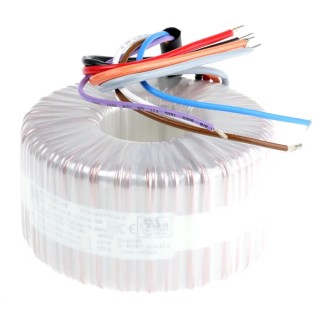 Block Toroidal Transformer Dual 230 V AC to 2 x 18 V AC 400 VA 50-60 Hz RKD 400/2x18