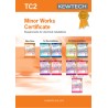Kewtech Corporation Electrical Installation Certificate 40 Sheets for Use With FC3000 TC2