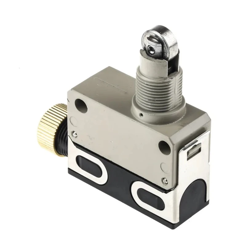 Omron D4E Series Roller Plunger Limit Switch 1 NO/1 NC, IP67, Metal Housing, 125V, 15A 