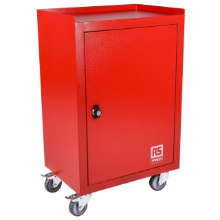 RS PRO Wheeled Tool Cabinet, Steel, Dimensions 310mm x 450mm x 730mm, Weight 12kg 753-1598