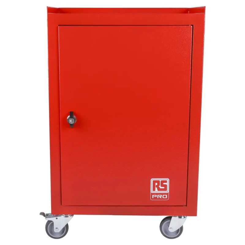 RS PRO Wheeled Tool Cabinet, Steel, Dimensions 310mm x 450mm x 730mm, Weight 12kg 753-1598