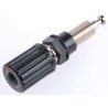 Schutzinger Black 36A Binding Post with Brass Contacts and Nickel Plating 4 mm Hole Diameter POL 6718 / SW