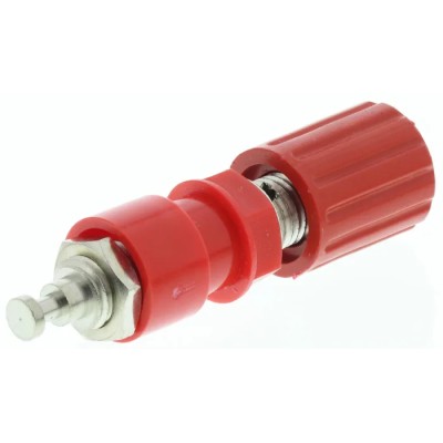 Schutzinger 36A Binding Post with Brass Contacts Nickel Plated 4mm Hole Diameter POL 6718 / RT