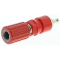 Schutzinger 36A Binding Post with Brass Contacts Nickel Plated 4mm Hole Diameter POL 6718 / RT