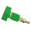Schutzinger 4 mm Green Terminal Post, 1kV, M12 x 1 Thread, 200A POL 201 / GN