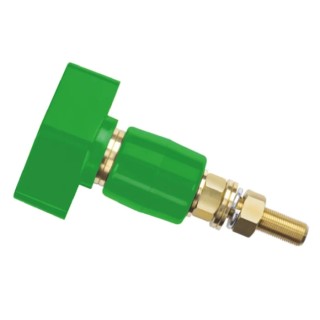 Schutzinger 4 mm Green Terminal Post, 1kV, M12 x 1 Thread, 200A POL 201 / GN