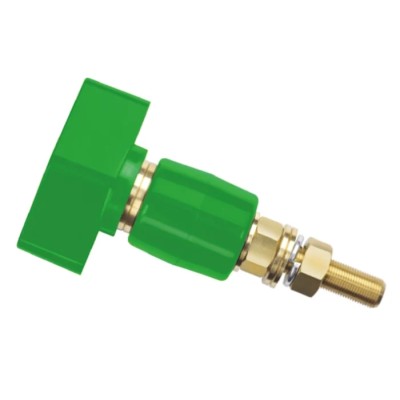 Schutzinger 4 mm Green Terminal Post, 1kV, M12 x 1 Thread, 200A POL 201 / GN