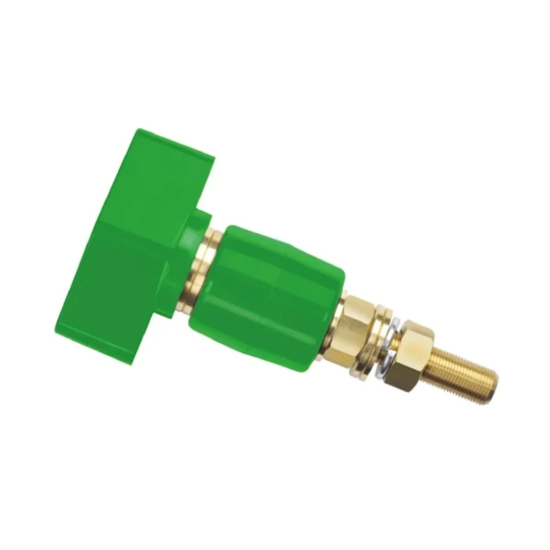 Schutzinger 4 mm Green Terminal Post, 1kV, M12 x 1 Thread, 200A POL 201 / GN