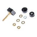 Schutzinger 4 mm Black Insulated Terminal Post, 1 kV, M6 x 0.75 Thread, 63A POL 631 / SW