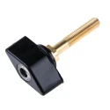 Schutzinger 4 mm Black Insulated Terminal Post, 1 kV, M6 x 0.75 Thread, 63A POL 631 / SW