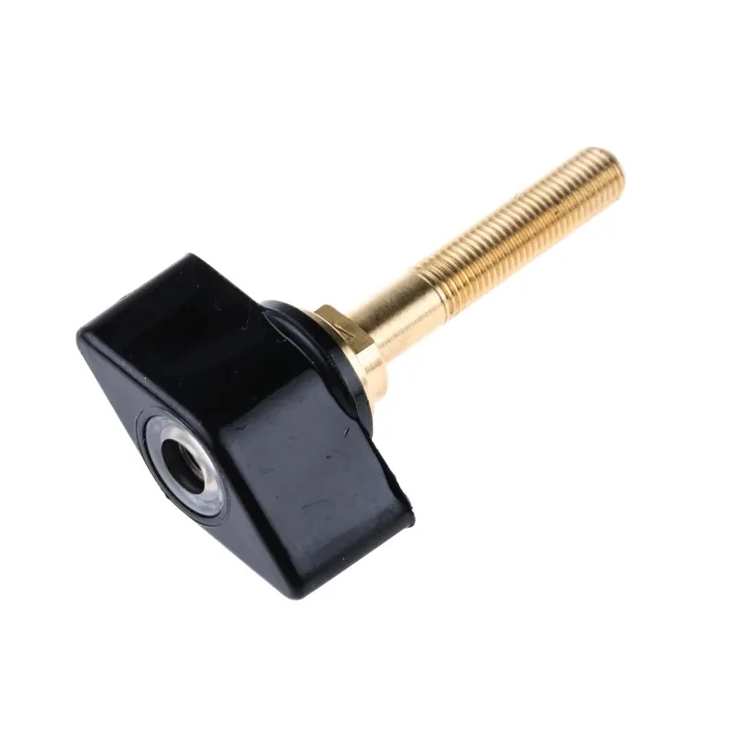 Schutzinger 4 mm Black Insulated Terminal Post, 1 kV, M6 x 0.75 Thread, 63A POL 631 / SW