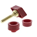 Schutzinger 4 mm Red Terminal Post, 1kV, M6 x 0.75 Thread, 63A POL 631 / RT