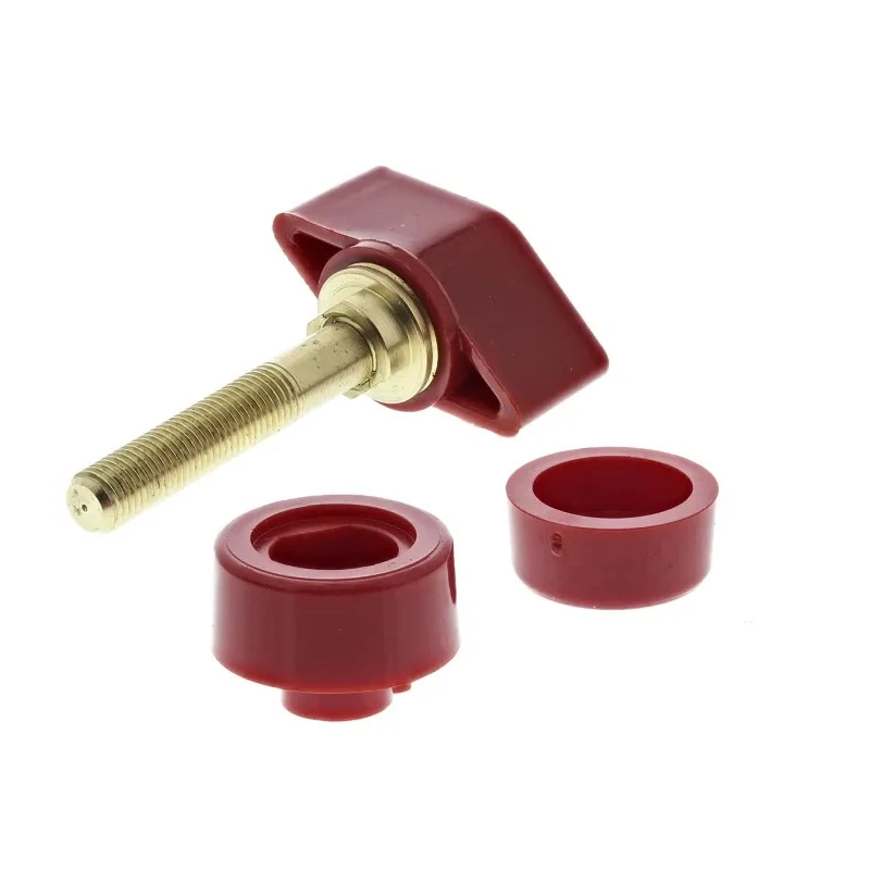 Schutzinger 4 mm Red Terminal Post, 1kV, M6 x 0.75 Thread, 63A POL 631 / RT