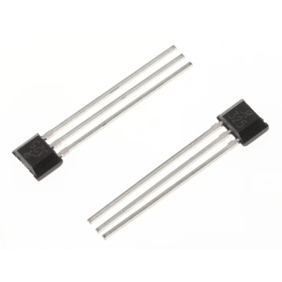 Allegro Microsystems 1 Axis Through Hole Hall Effect Sensor Linear BiCMOS Technology 4.5V-5.5V SIP Package 3-Pin A1325LUA-T
