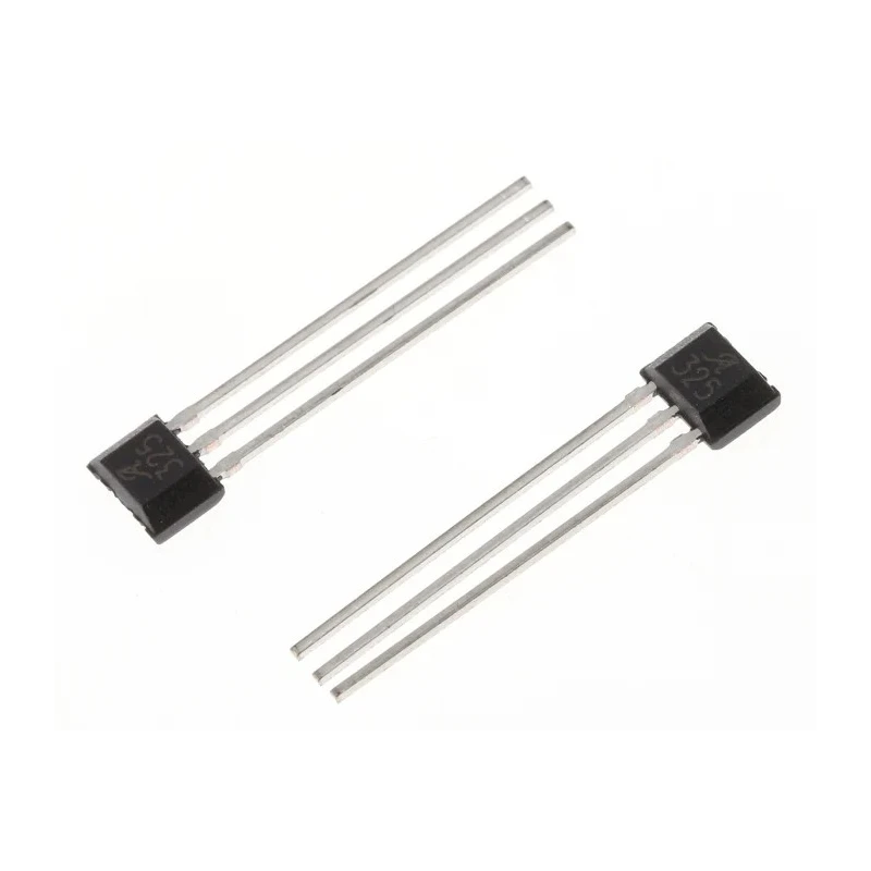 Allegro Microsystems 1 Axis Through Hole Hall Effect Sensor Linear BiCMOS Technology 4.5V-5.5V SIP Package 3-Pin A1325LUA-T